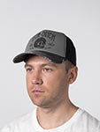 Бейсболка VON DUTCH арт. VD/0/CAS1/CREW1B  (серый / черный)